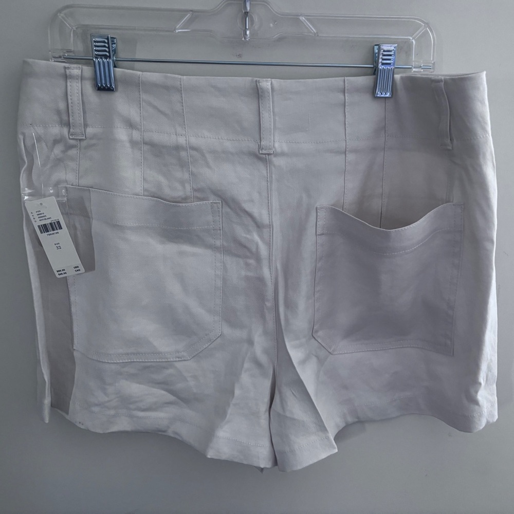 NWT Anthropologie THE COLETTE LINEN BLEND SHORTS BY MAEVE size: 32 or Women's 14 - Picture 4 of 9